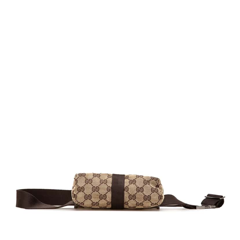 Gucci GG Canvas Belt Bag Brown Canvas Good condition - Inside View
