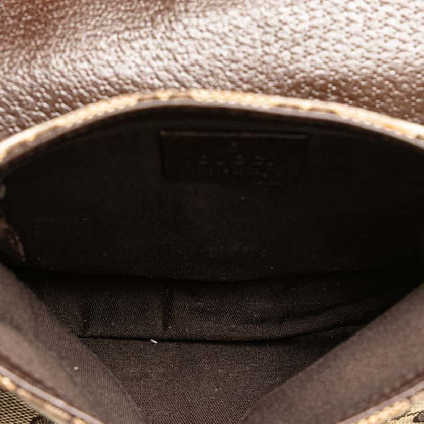 Gucci GG Canvas Belt Bag Brown Canvas Good condition - Model View