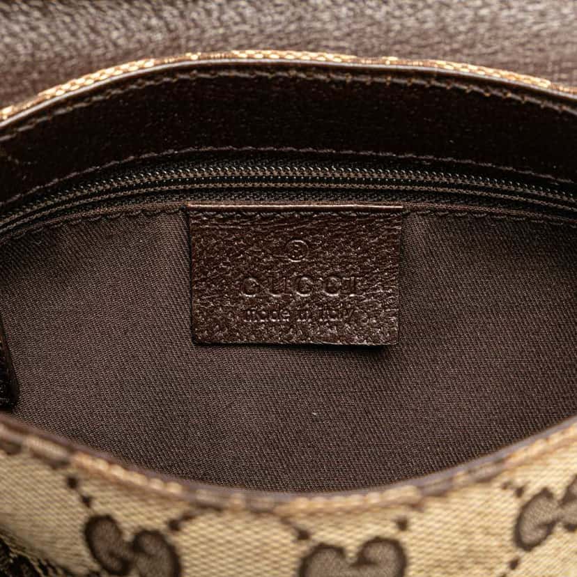 Gucci GG Canvas Belt Bag Brown Canvas Good condition - Box View