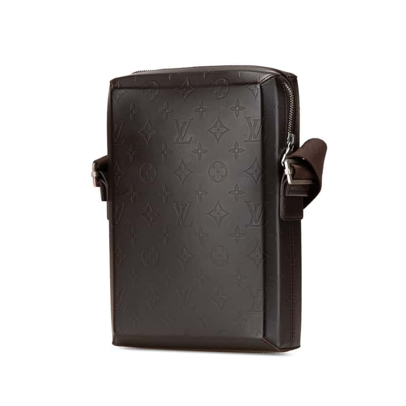 Louis Vuitton Monogram Glace Bobby Brown Leather Good condition - Back View