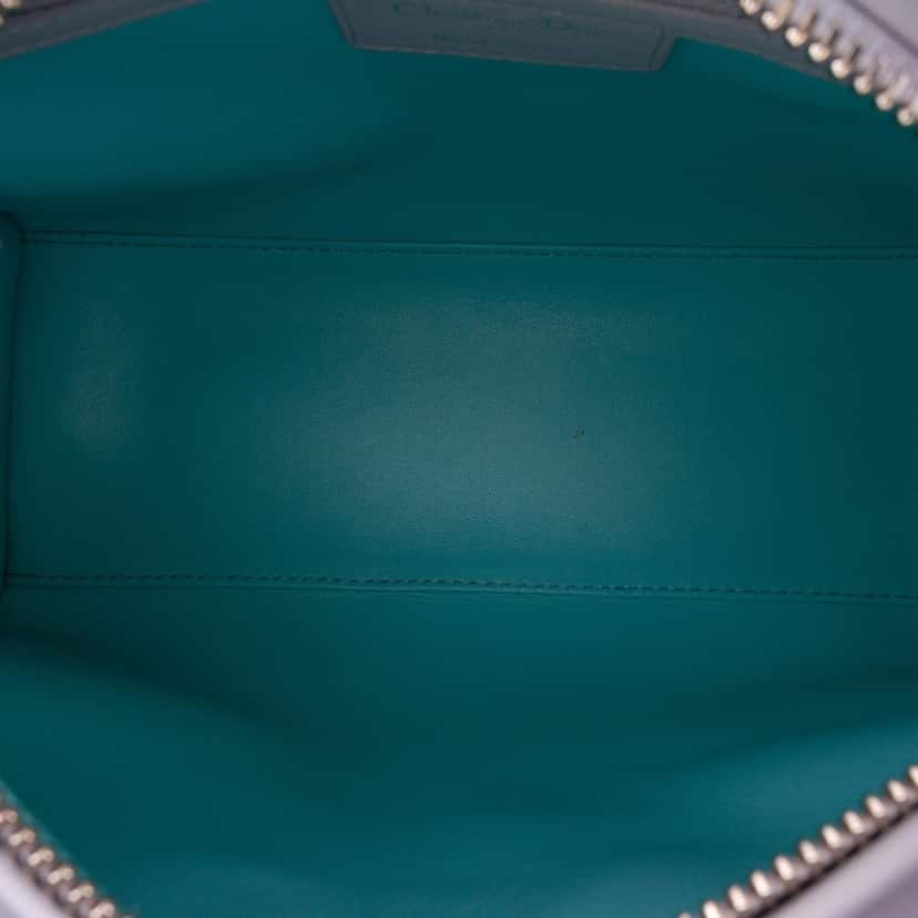 Dior Medium Bicolor Lambskin Cannage Lady Dior Grey Leather Good condition - Model View