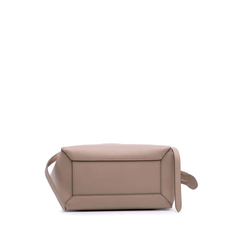 Celine Micro Grained Calfskin Belt Bag Brown Leather Good condition - Inside View