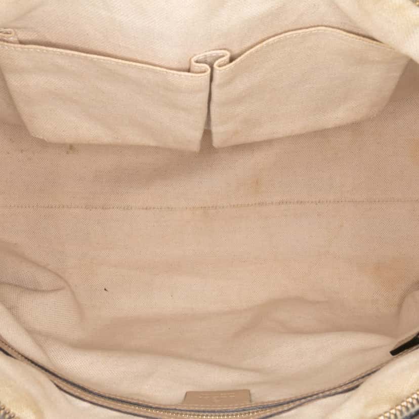 Gucci Large GG Supreme Nice Dome Satchel Brown Canvas Good condition - Model View