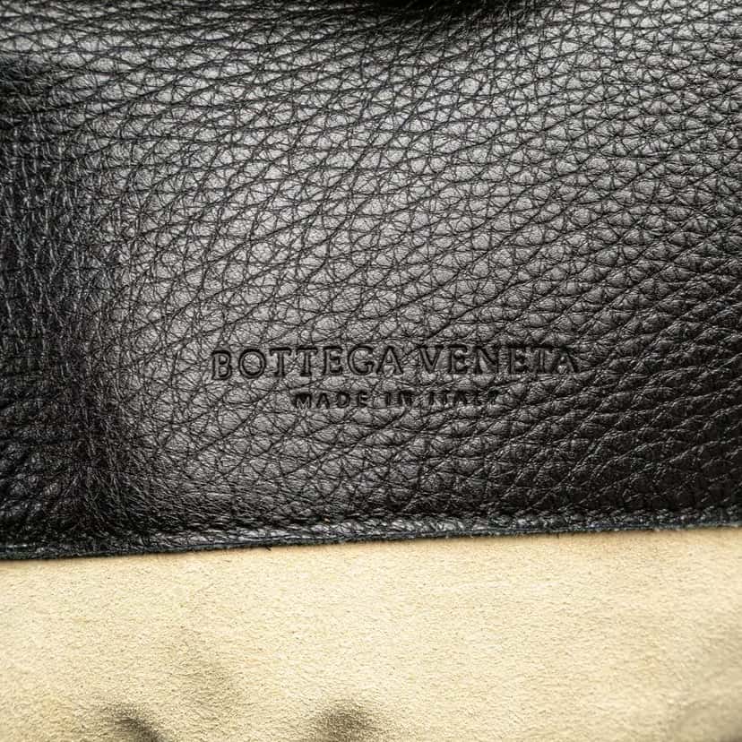 Bottega Veneta Leather Intrecciato Tote Black Leather Fair condition - Box View