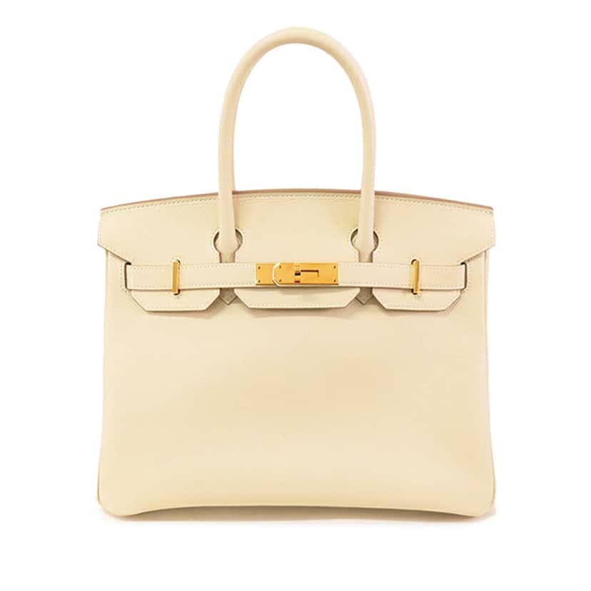 Hermès Epsom Birkin Retourne 30 Brown Leather Good condition - Front View