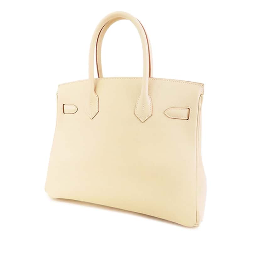 Hermès Epsom Birkin Retourne 30 Brown Leather Good condition - Back View