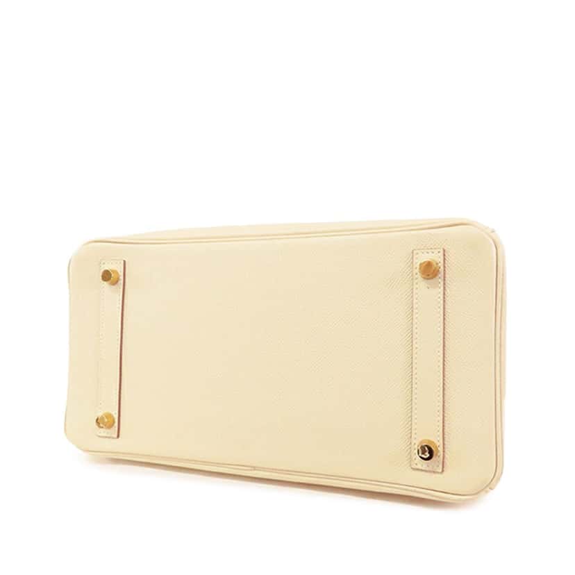 Hermès Epsom Birkin Retourne 30 Brown Leather Good condition - Inside View