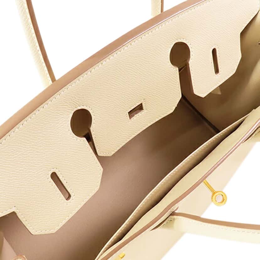 Hermès Epsom Birkin Retourne 30 Brown Leather Good condition - Model View