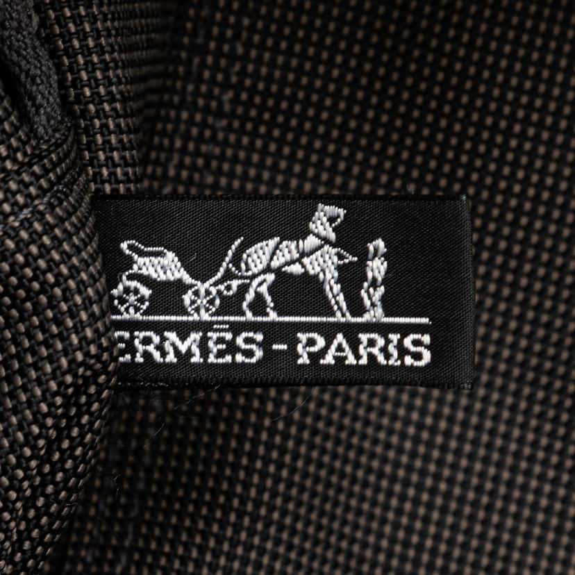 Hermès Canvas Herline GM Grey Canvas Good condition - Box View
