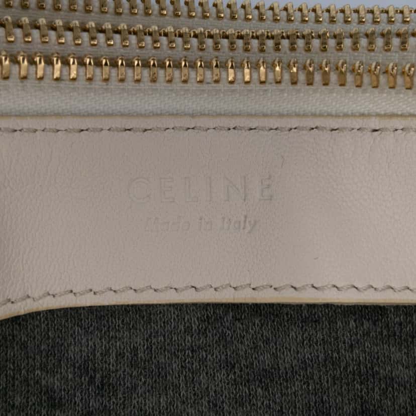 Celine Large Lambskin Trio Crossbody White Leather Good condition - Box View