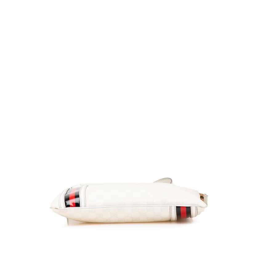 Gucci GG Supreme Web Crossbody White Canvas Very good condition - Inside View