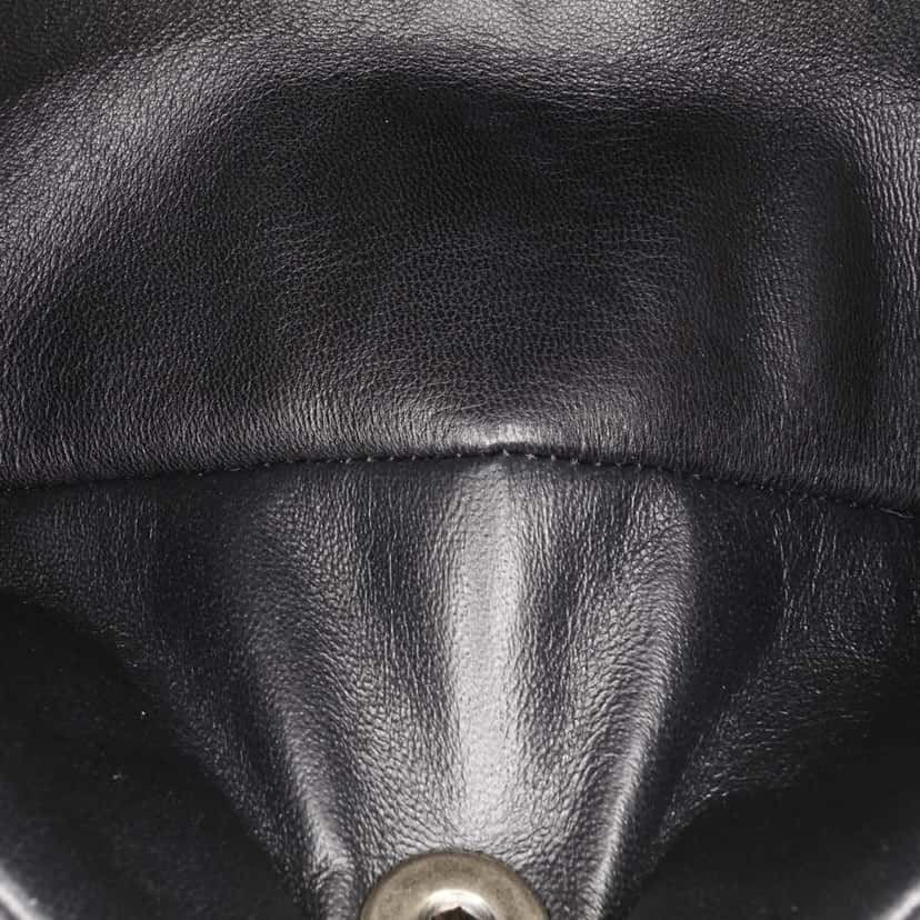 Chanel CC Quilted Lambskin Double Flap Black Leather Good condition - Box View
