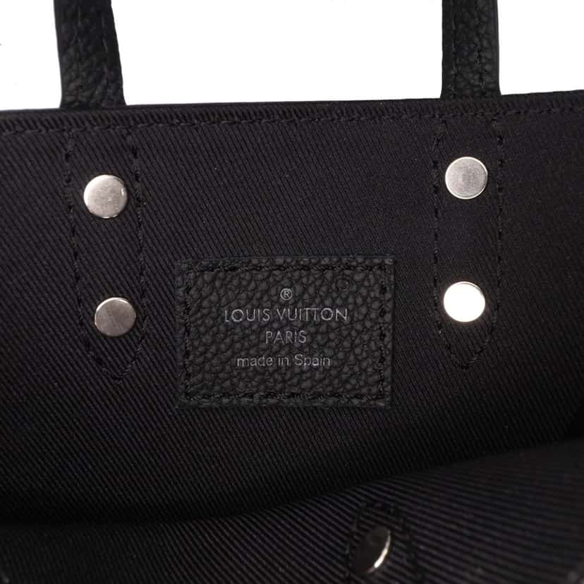 Louis Vuitton Damier Checkerboard Sac Plat XS Black Canvas Good condition - Box View