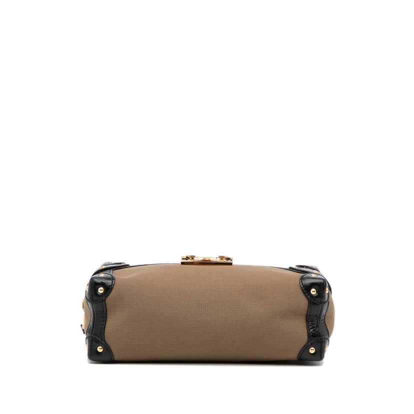 Louis Vuitton Petite Malle Soft MM Brown Canvas Very good condition - Box View