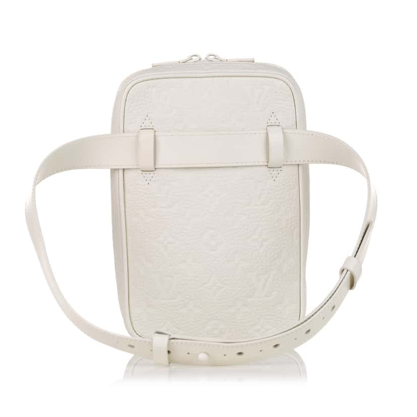 Louis Vuitton Monogram Taurillon Utility Side White Leather Very good condition - Inside View