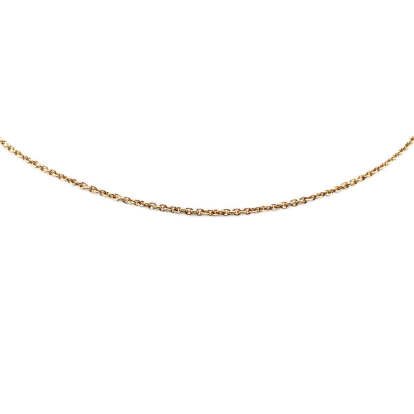 Hermès 18K Yellow Gold Chain Link Necklace Gold Gold Good condition - Front View