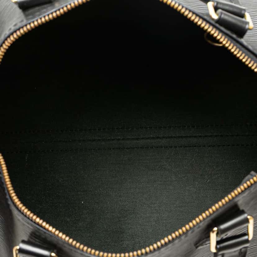 Louis Vuitton Epi Speedy 30 Black Leather Good condition - Model View