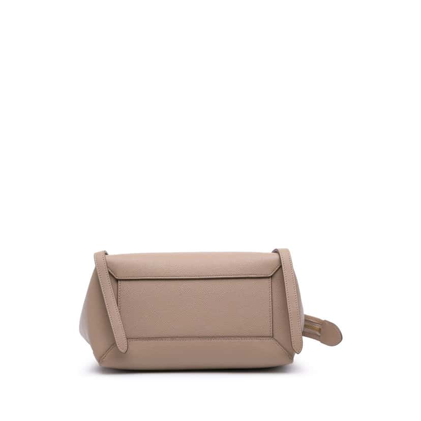 Celine Micro Grained Calfskin Belt Bag Brown Leather Good condition - Inside View
