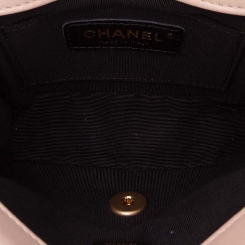 Chanel Mini Calfskin Braided My Own Frame Flap Pink Leather Good condition - Model View