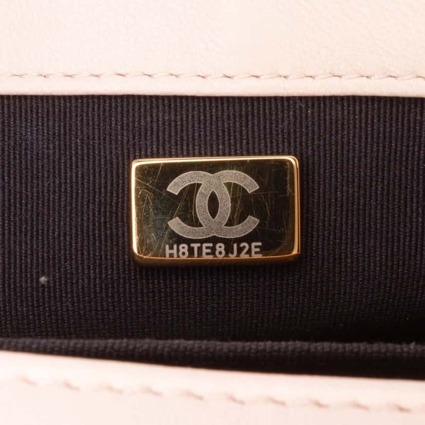Chanel Mini Calfskin Braided My Own Frame Flap Pink Leather Good condition - Box View