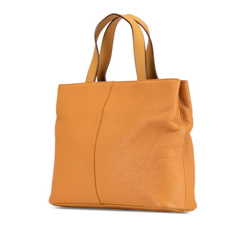Burberry Leather Tote Brown Leather Fair condition - Back View