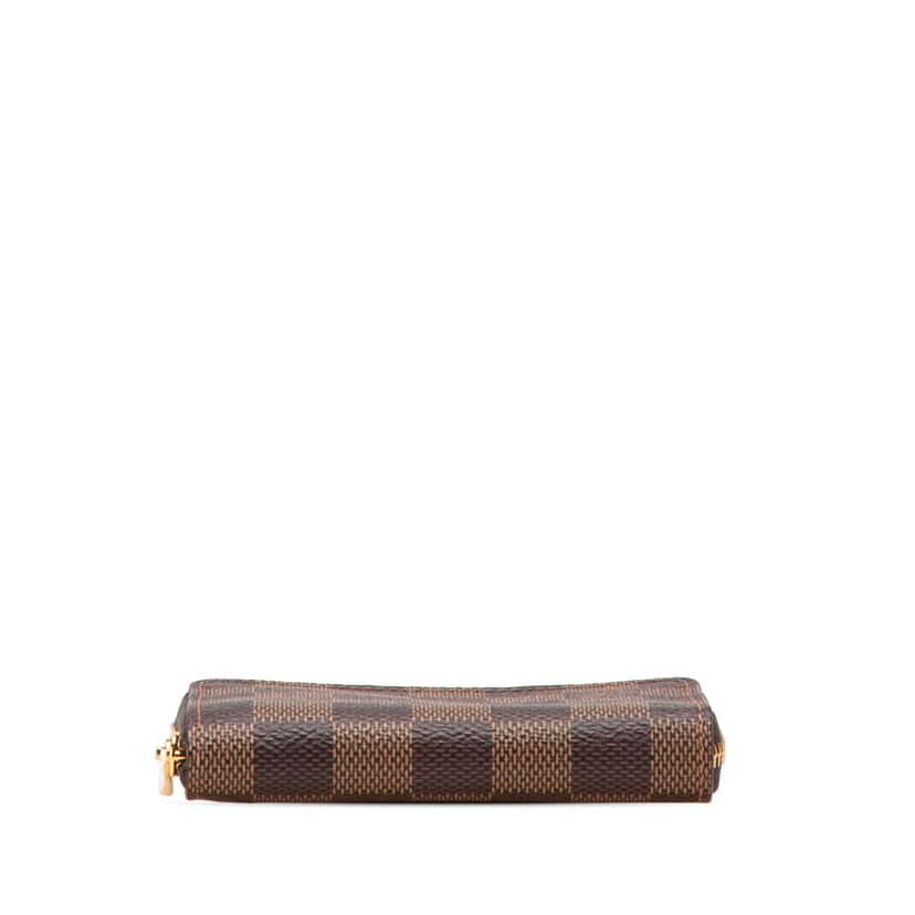 Louis Vuitton Damier Ebene Zippy Coin Purse Brown Canvas Good condition - Inside View