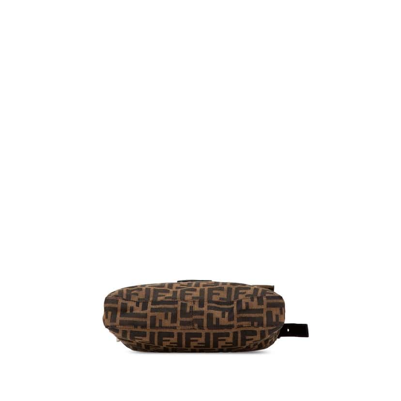 Fendi Zucca Canvas Shoulder Bag Brown Canvas Good condition - Inside View