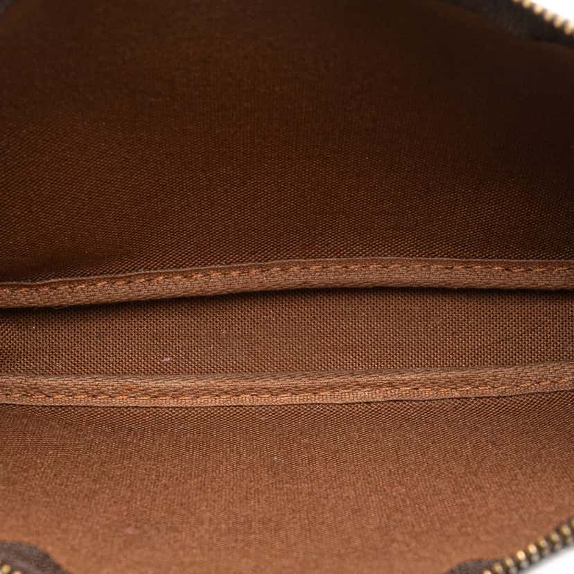 Louis Vuitton Stephen Sprouse Monogram Graffiti Pochette Accessoires Brown Canvas Good condition - Model View