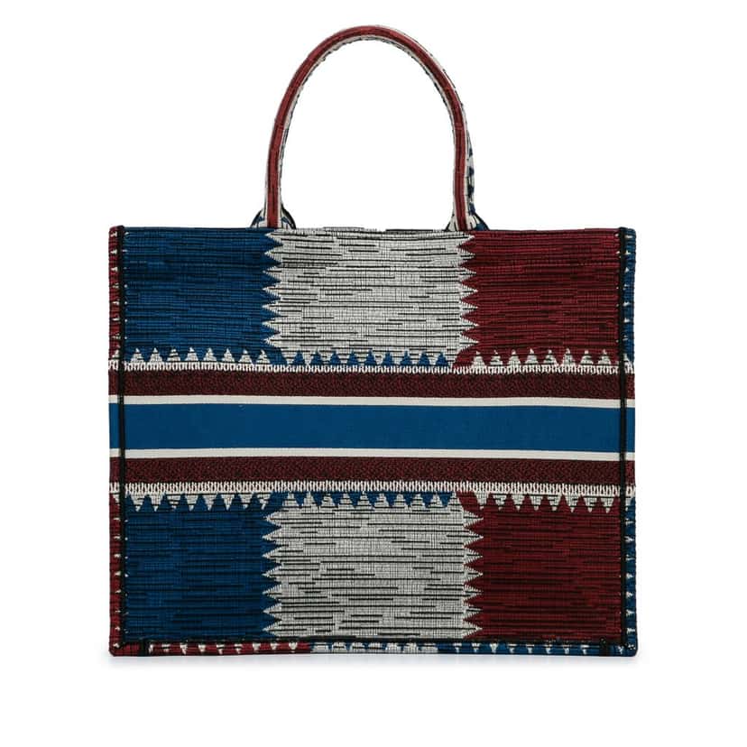 Dior Large French Flag Book Tote Blue Canvas Very good condition - Inside View