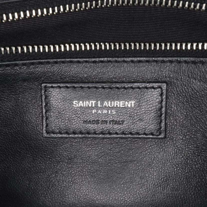 Saint Laurent Studded Leather Monogram Le Sept Chain Bag Black Leather Good condition - Box View