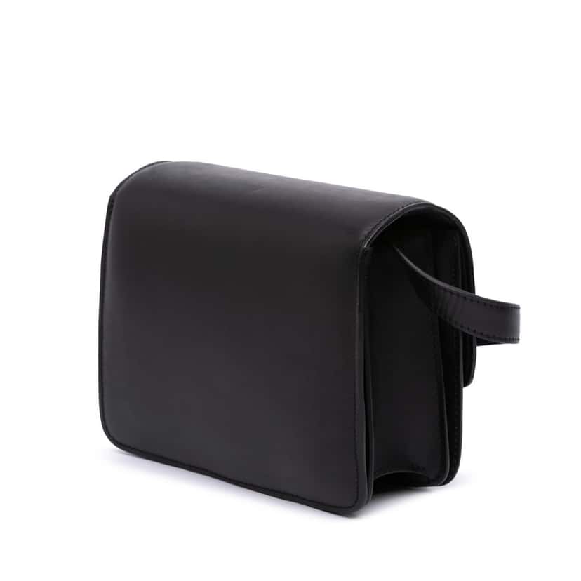Celine Small Calfskin Classic Box Black Leather Good condition - Back View