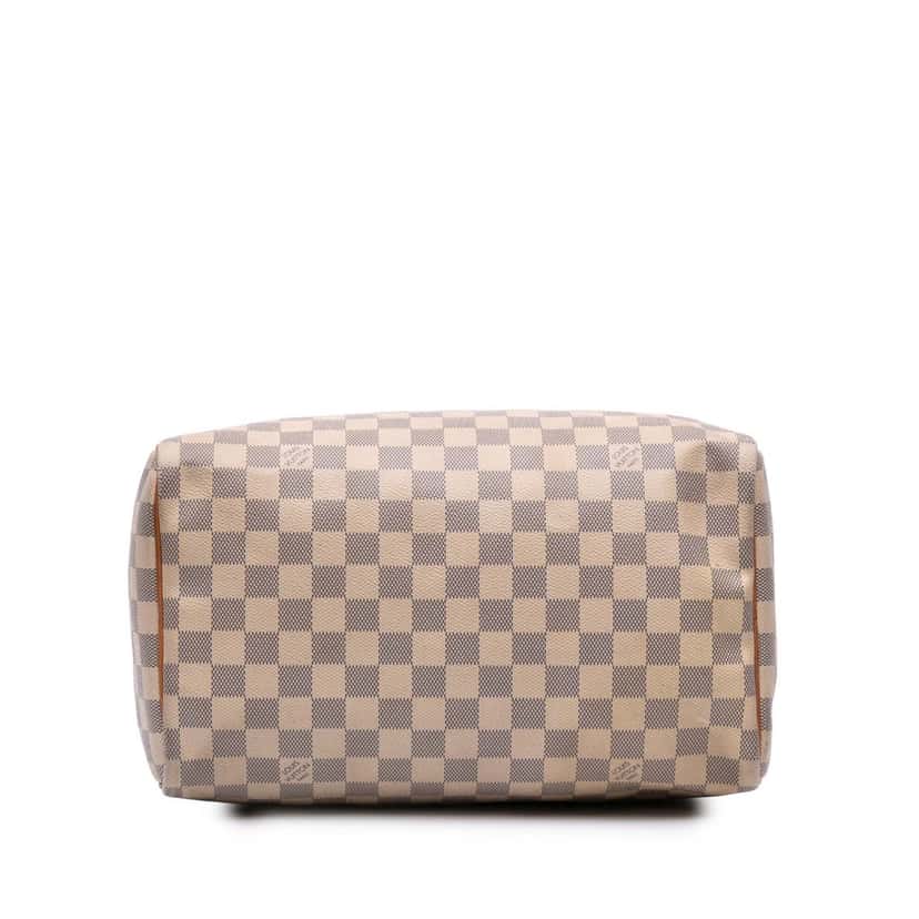 Louis Vuitton Damier Azur Speedy 30 White Canvas Good condition - Inside View