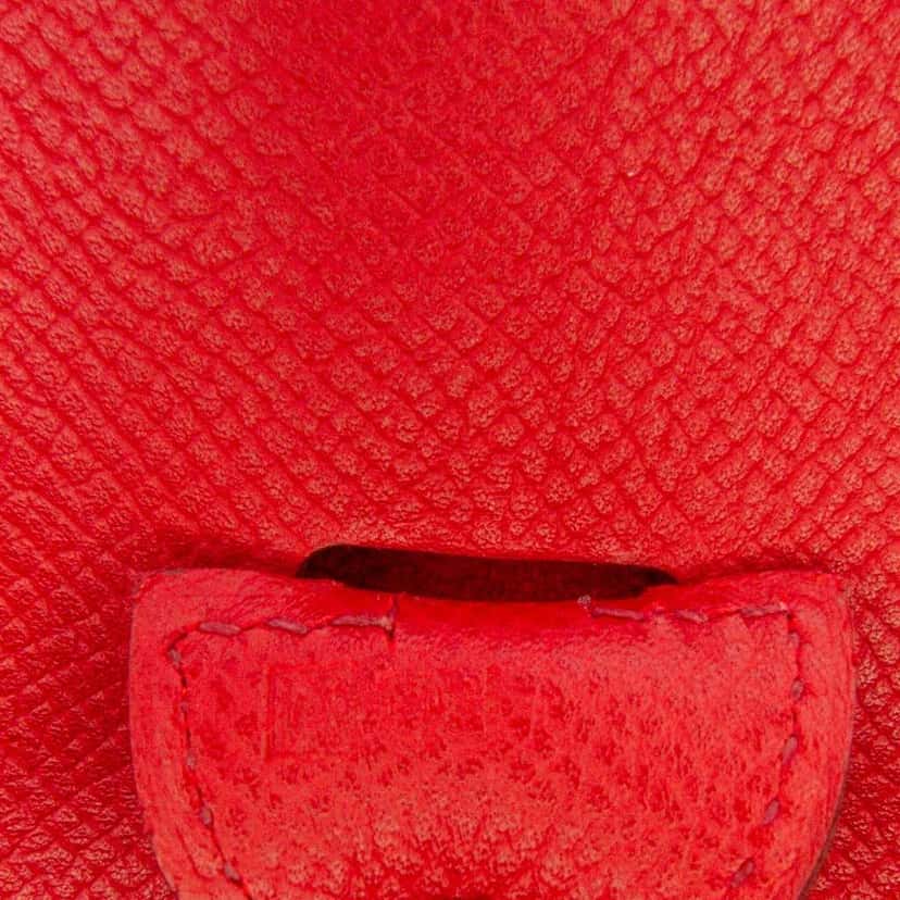 Hermès Epsom Evelyne III PM Red Leather Good condition - Box View