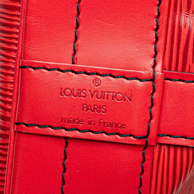 Louis Vuitton Epi Noe GM Red Leather Good condition - Box View