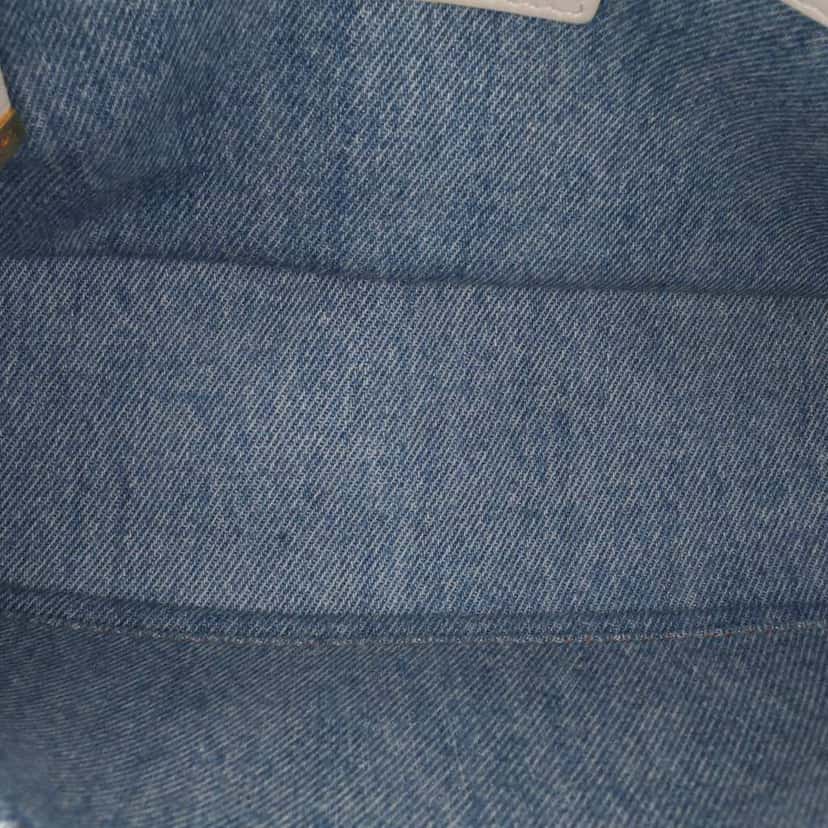 Dior Medium Denim Tie Dye Macrocannage Caro Bag Blue Denim Good condition - Model View