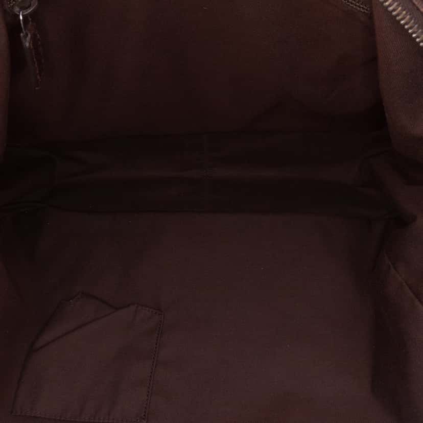 Gucci GG Canvas Web Business Bag Brown Canvas Good condition - Model View