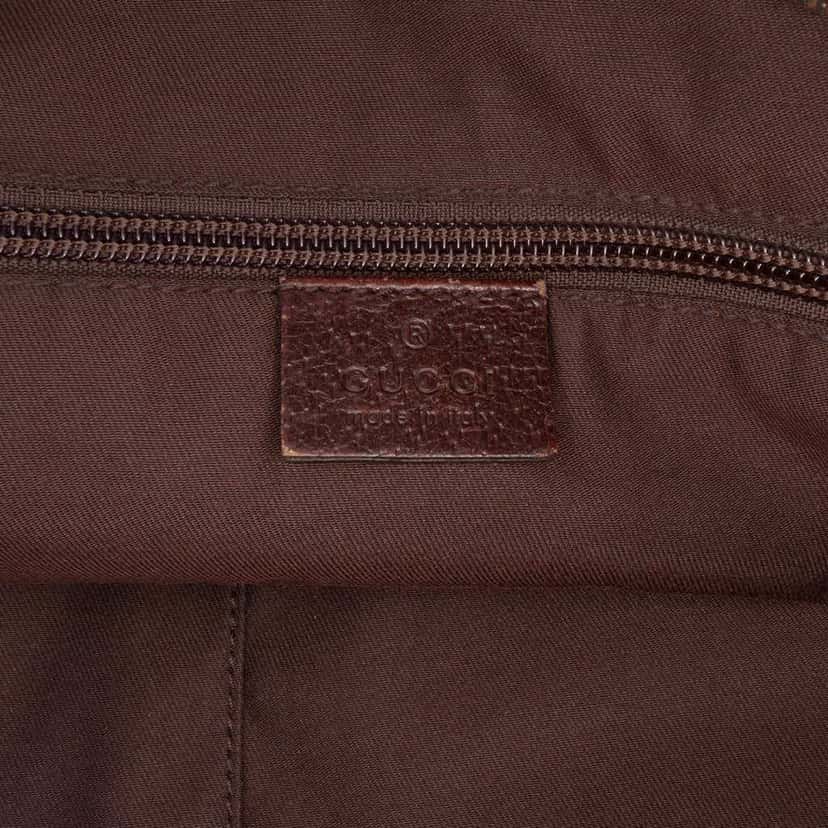 Gucci GG Canvas Web Business Bag Brown Canvas Good condition - Box View