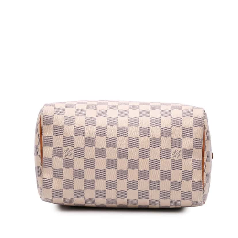 Louis Vuitton Damier Azur Speedy 25 White Canvas Good condition - Inside View