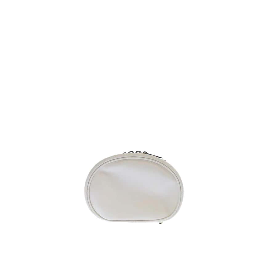 Gucci Mini GG Marmont Matelasse Leather Round Backpack White Leather Good condition - Model View