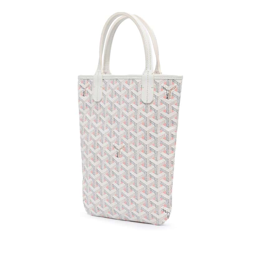 Goyard Goyardine Poitiers Claire Voie White Canvas Very good condition - Back View