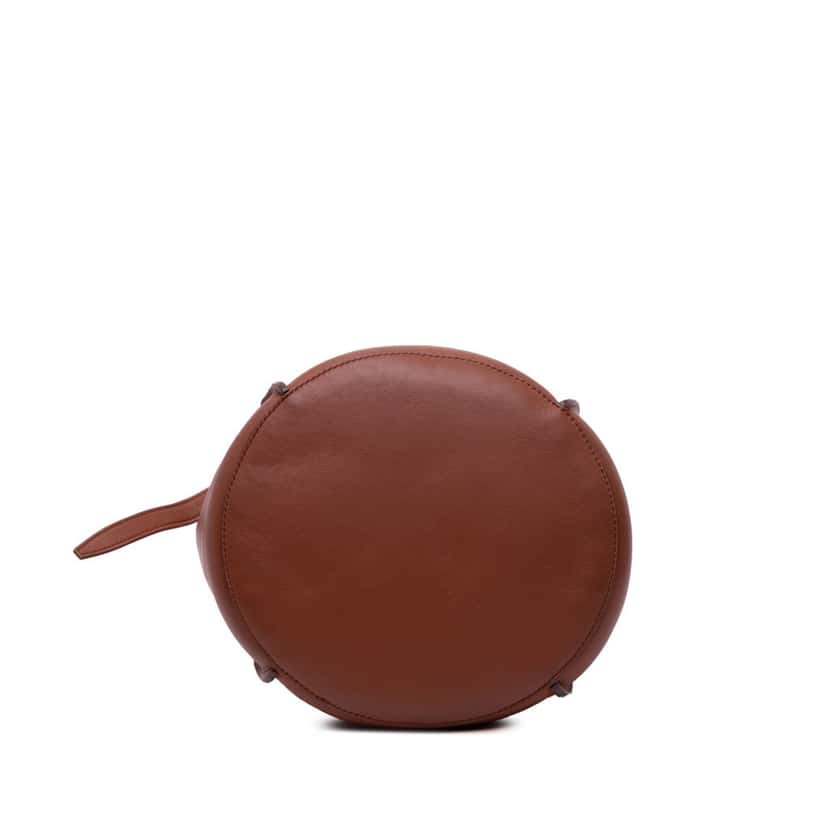Celine Leather Big Bag Bucket Brown Leather Good condition - Inside View