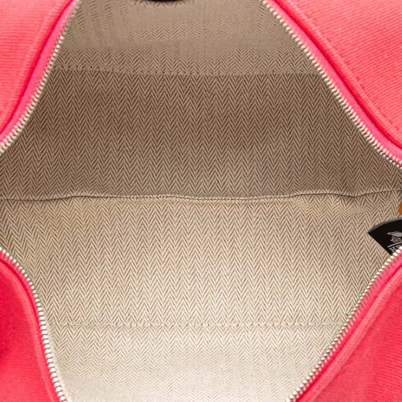 Hermès Small Canvas Bride A Brac Pink Canvas Good condition - Model View