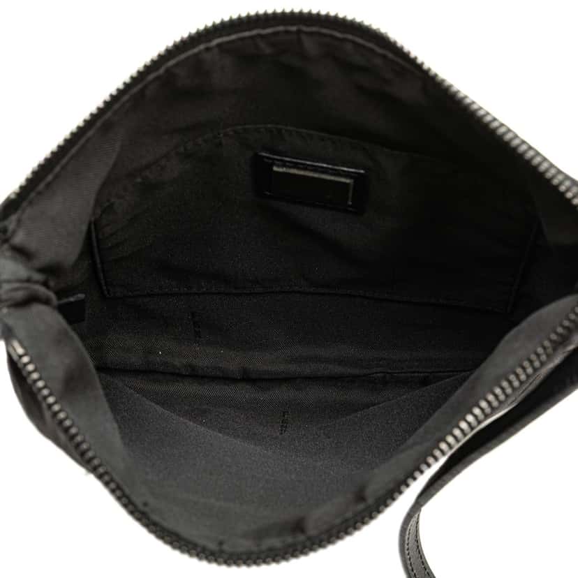 Fendi Zucchino Canvas Crossbody Black Canvas Good condition - Model View