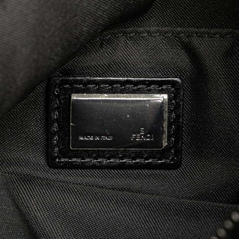Fendi Zucchino Canvas Crossbody Black Canvas Good condition - Box View
