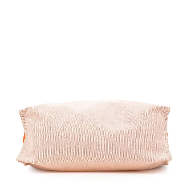 Hermès Canvas Etriviere Shopping Tote Orange Canvas Good condition - Inside View