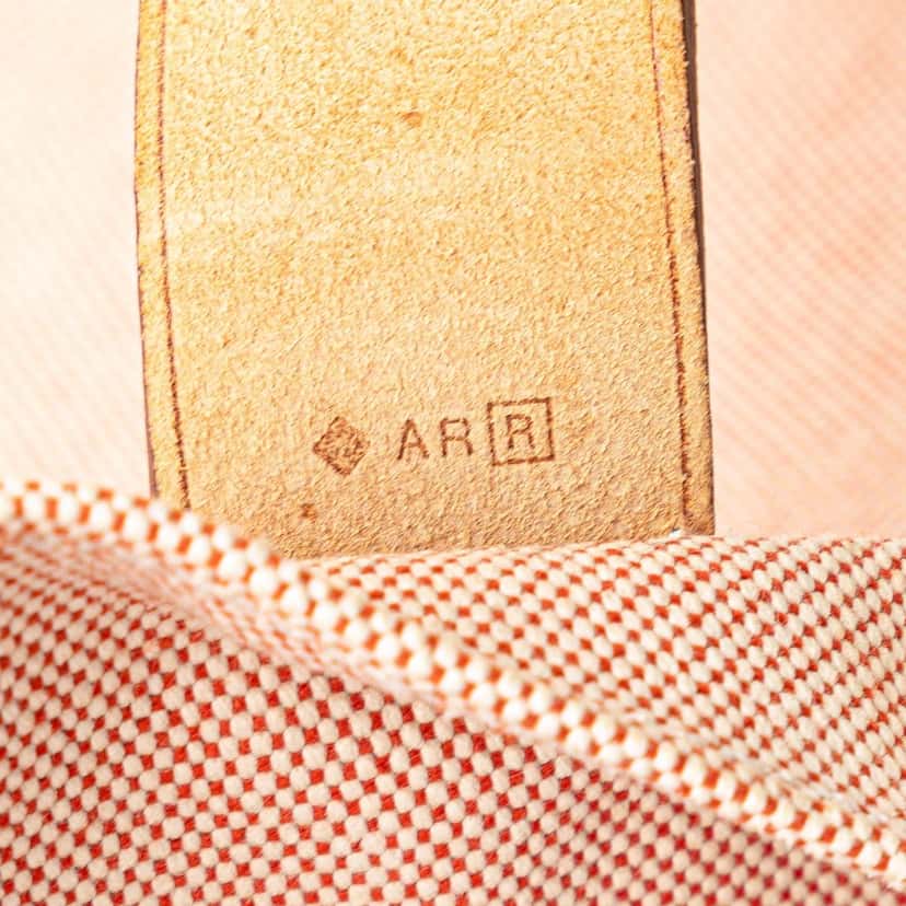 Hermès Canvas Etriviere Shopping Tote Orange Canvas Good condition - Box View