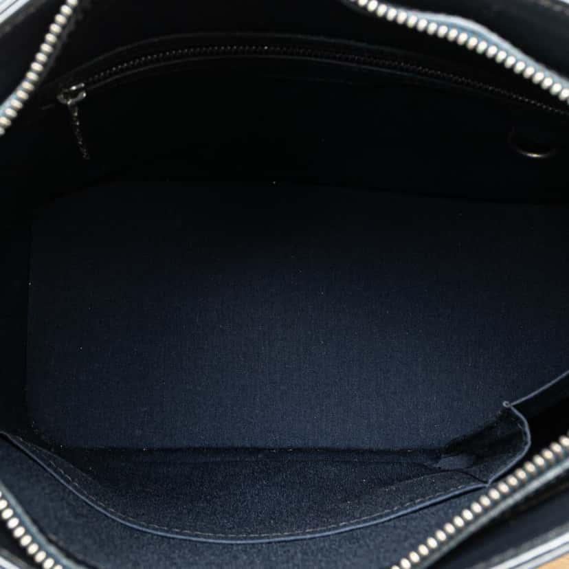 Louis Vuitton Monogram Mat Stockton Blue Leather Good condition - Model View