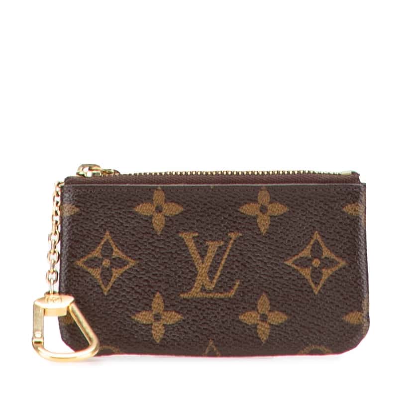 Louis Vuitton Monogram Key Pouch Brown Canvas Good condition - Front View