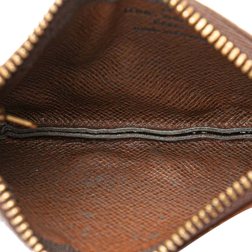 Louis Vuitton Monogram Key Pouch Brown Canvas Good condition - Model View