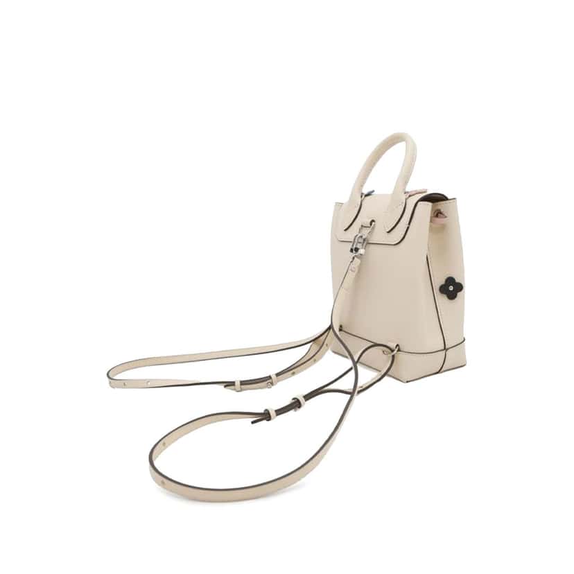 Louis Vuitton Calfskin Flowers Mini Lockme Backpack Pink Leather Good condition - Back View
